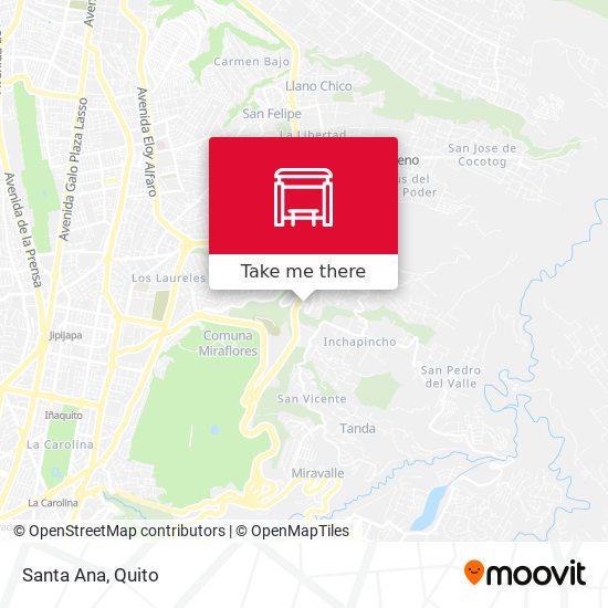 Santa Ana map