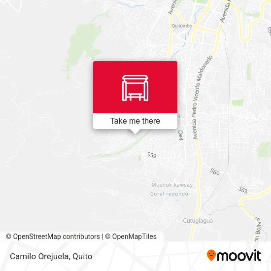 Camilo Orejuela map