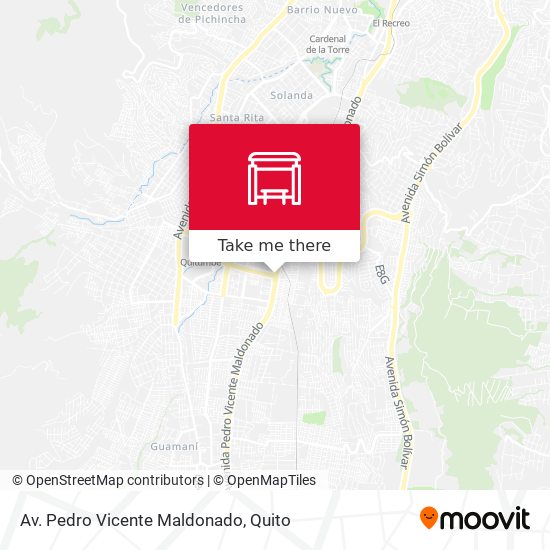 Mapa de Av. Pedro Vicente Maldonado