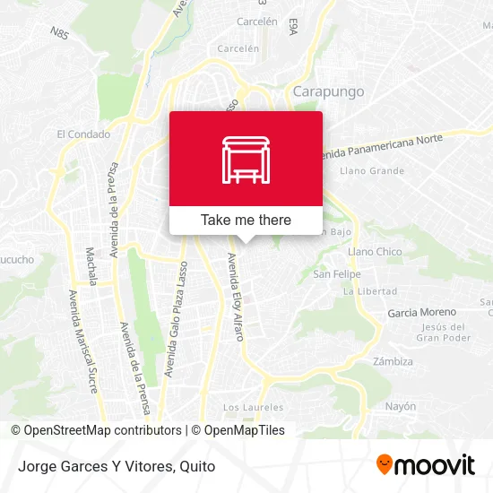 Jorge Garces Y Vitores map