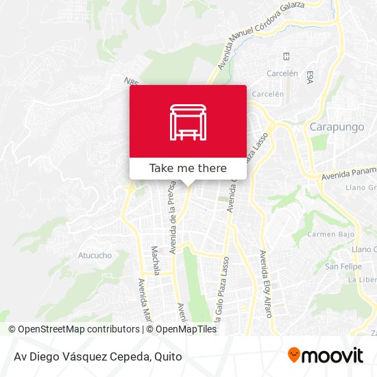 Mapa de Av Diego Vásquez Cepeda