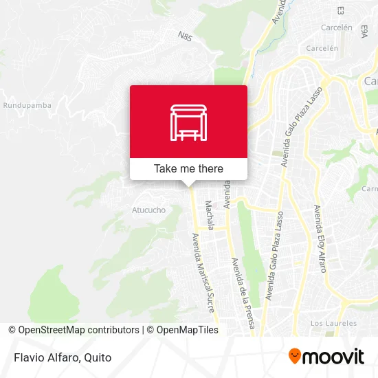 Mapa de Flavio Alfaro