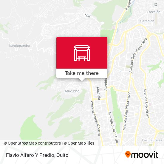 Mapa de Flavio Alfaro Y Predio