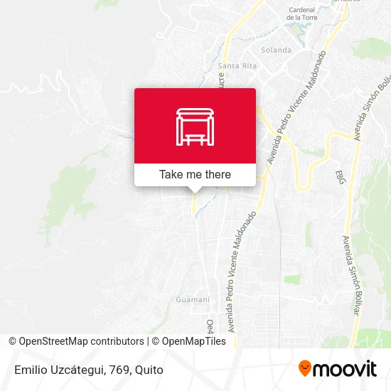 Mapa de Emilio Uzcátegui, 769
