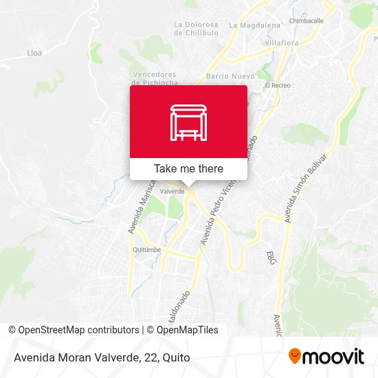 Avenida Moran Valverde, 22 map