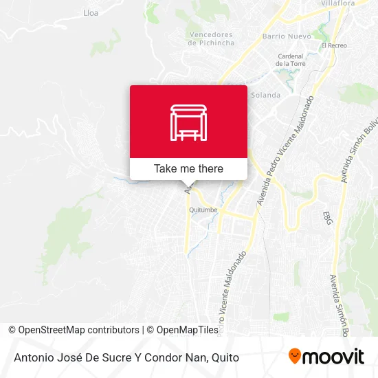 Mapa de Antonio José De Sucre Y Condor Nan