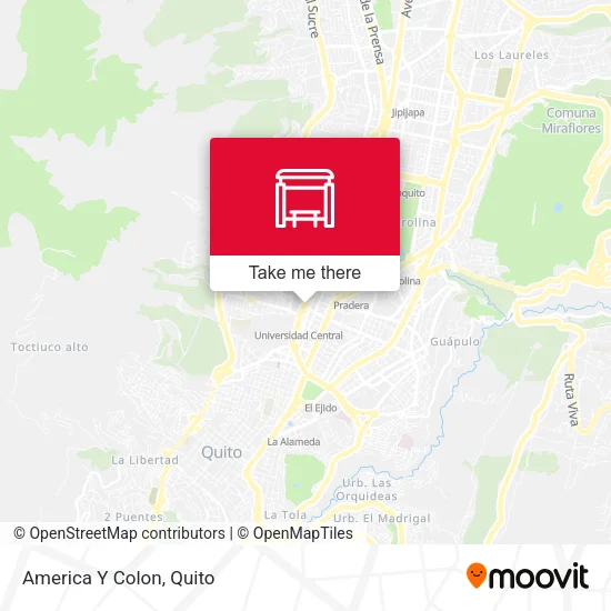 Mapa de America Y Colon