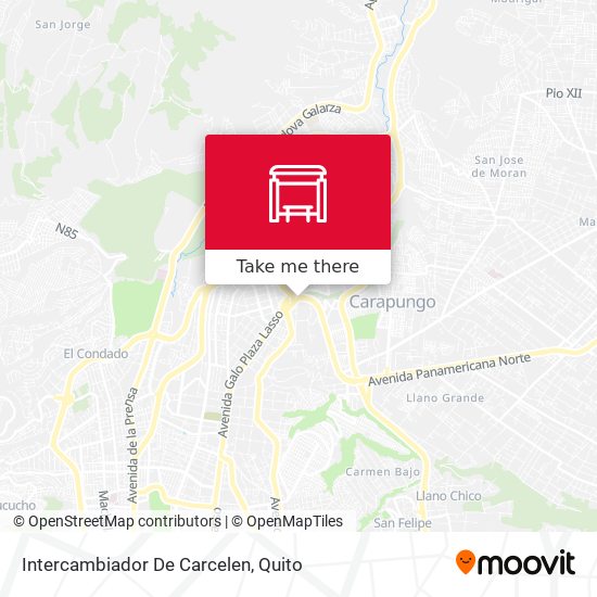 Mapa de Intercambiador De Carcelen