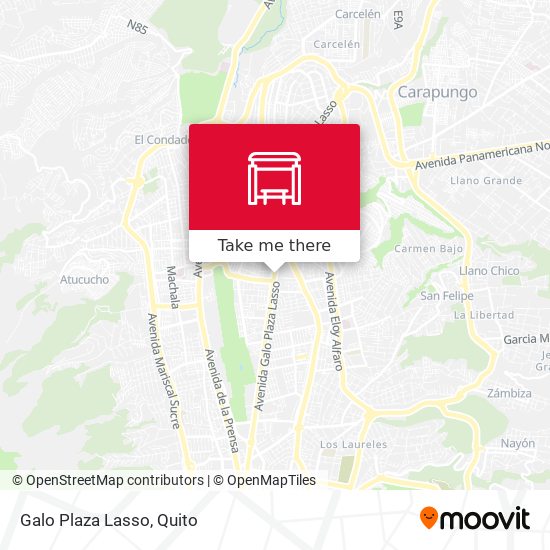 Galo Plaza Lasso map