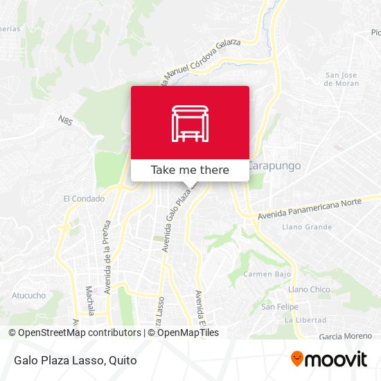 Mapa de Galo Plaza Lasso