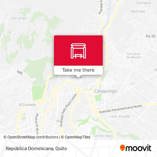 República Dominicana map