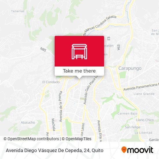 Mapa de Avenida Diego Vásquez De Cepeda, 24