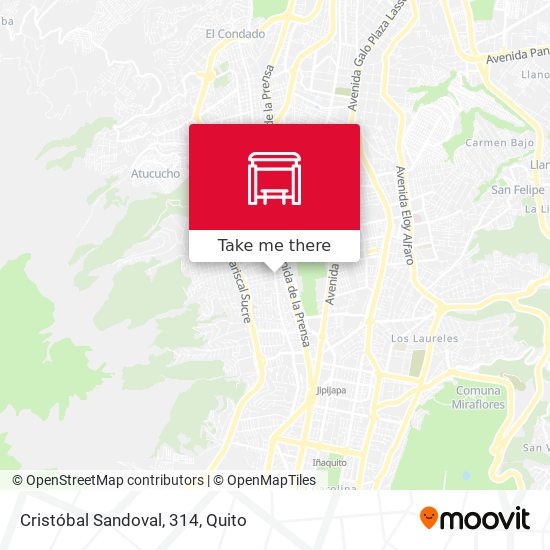 Cristóbal Sandoval, 314 map