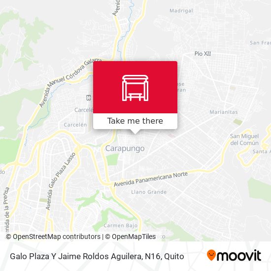 Mapa de Galo Plaza Y Jaime Roldos Aguilera, N16