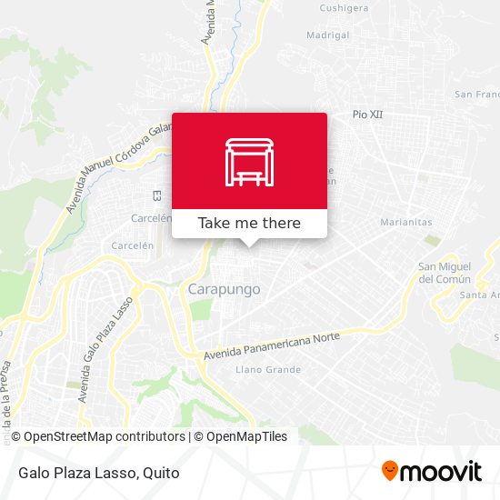 Galo Plaza Lasso map