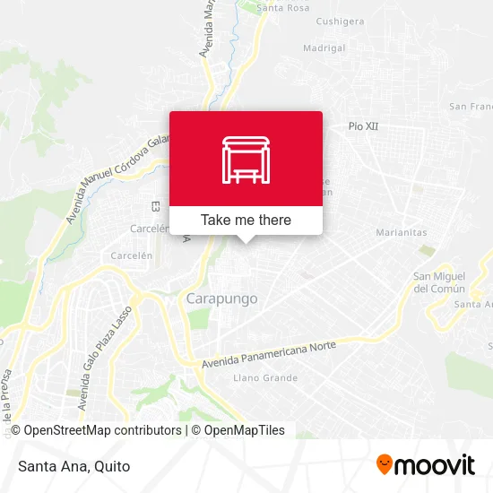 Mapa de Santa Ana