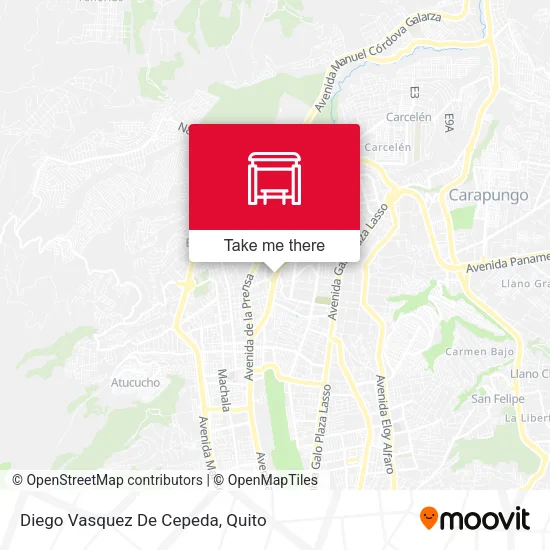 Mapa de Diego Vasquez De Cepeda