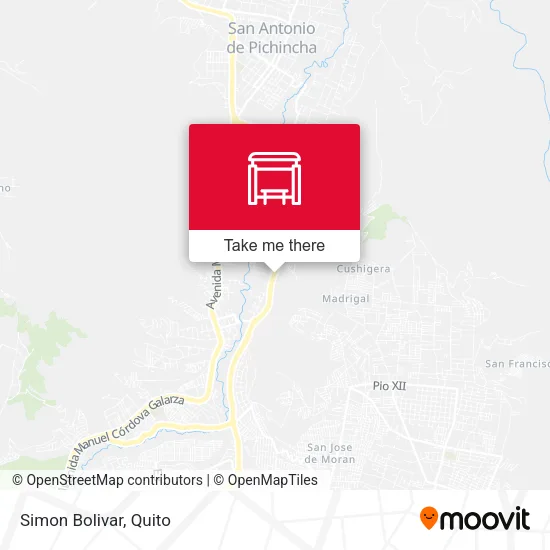 Mapa de Simon Bolivar