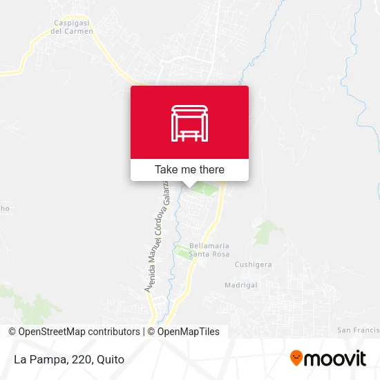 La Pampa, 220 map