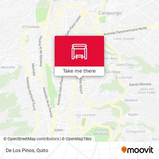 Mapa de De Los Pinos