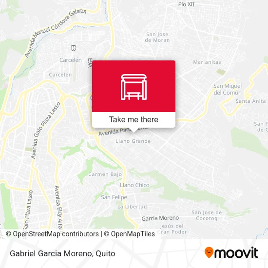 Mapa de Gabriel Garcia Moreno
