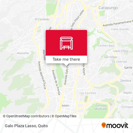 Galo Plaza Lasso map