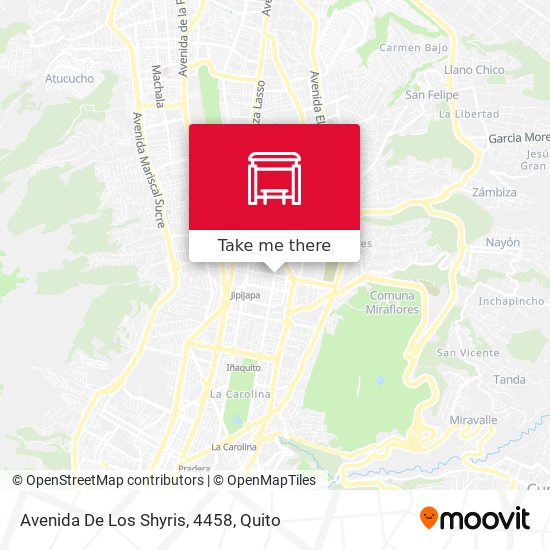 Mapa de Avenida De Los Shyris, 4458