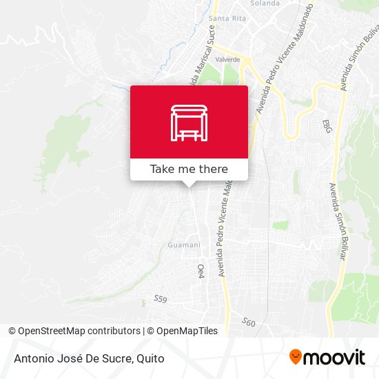 Mapa de Antonio José De Sucre