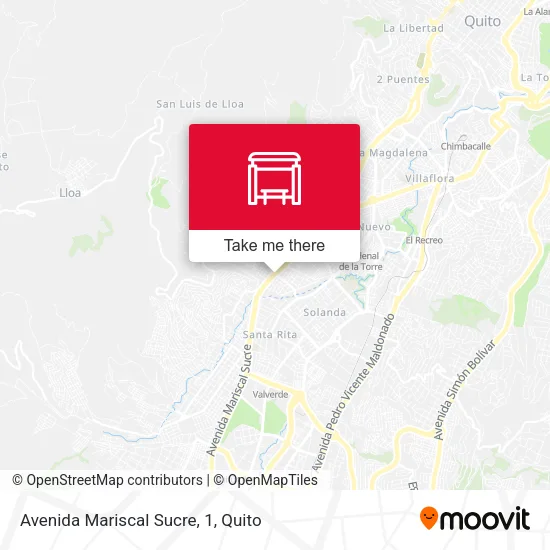 Mapa de Avenida Mariscal Sucre, 1