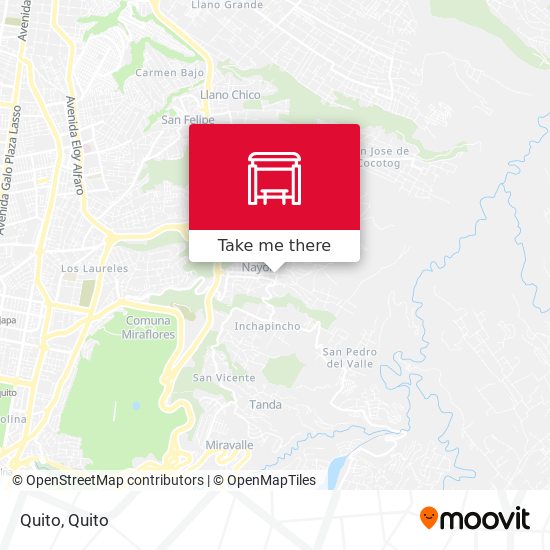 Quito map