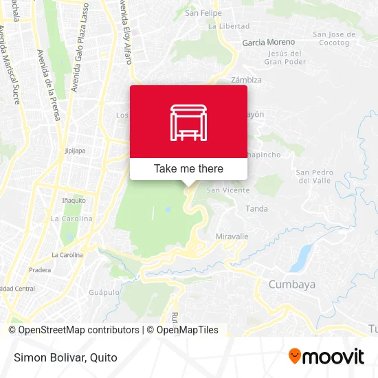 Mapa de Simon Bolivar