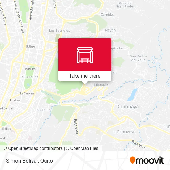 Mapa de Simon Bolivar