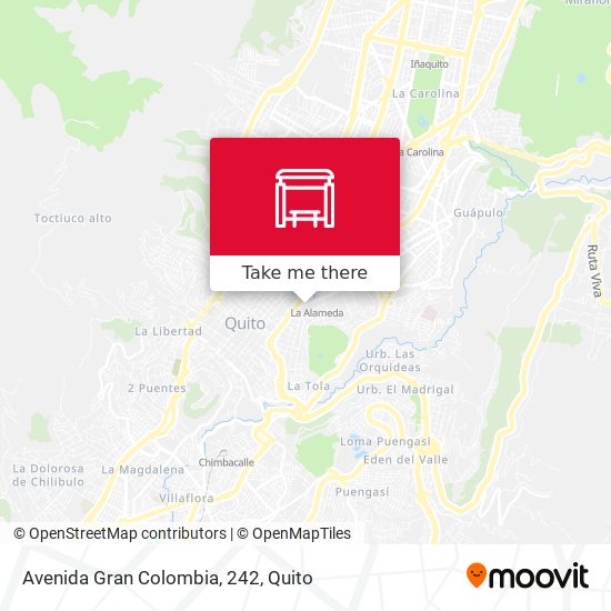 Mapa de Avenida Gran Colombia, 242