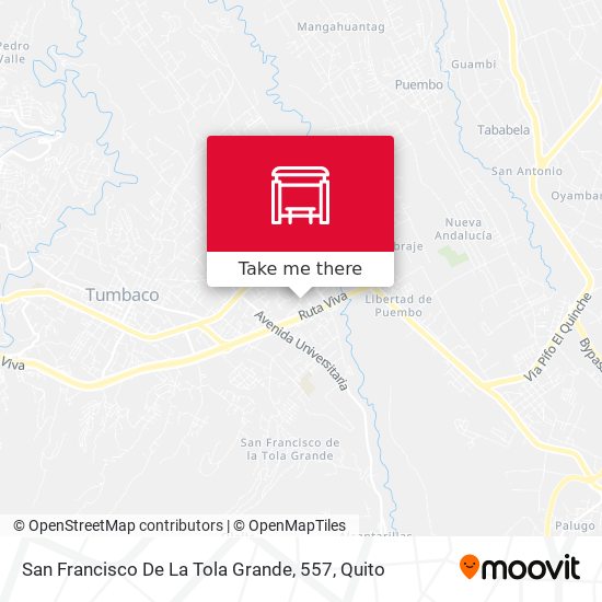 Mapa de San Francisco De La Tola Grande, 557