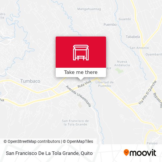 Mapa de San Francisco De La Tola Grande
