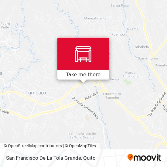 Mapa de San Francisco De La Tola Grande