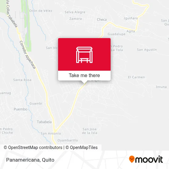 Panamericana map