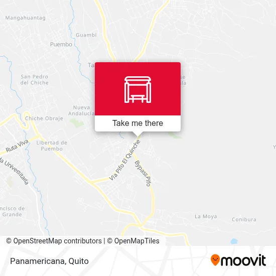 Panamericana map