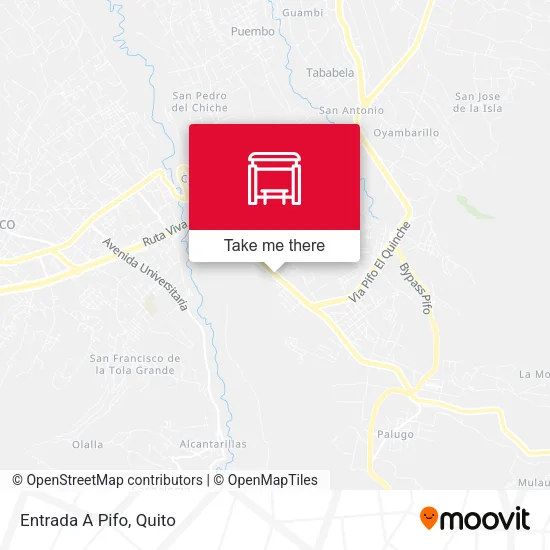 Mapa de Entrada A Pifo
