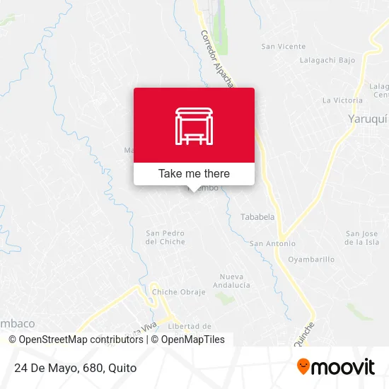 Mapa de 24 De Mayo, 680