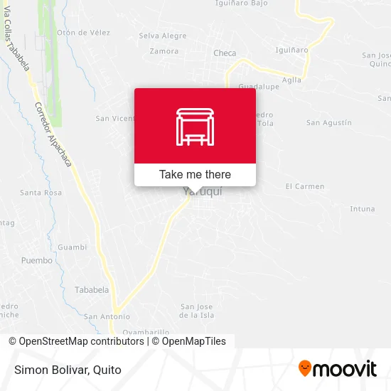 Mapa de Simon Bolivar