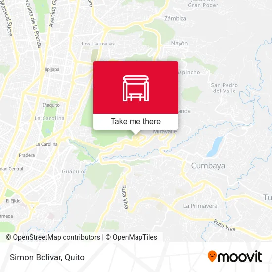Mapa de Simon Bolivar