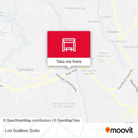 Mapa de Los Guabos