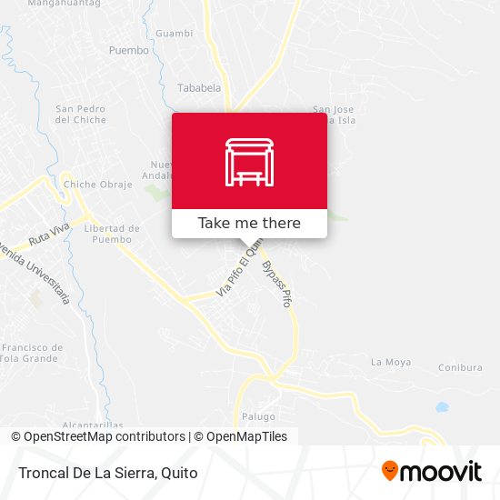 Mapa de Troncal De La Sierra