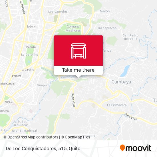 De Los Conquistadores, 515 map
