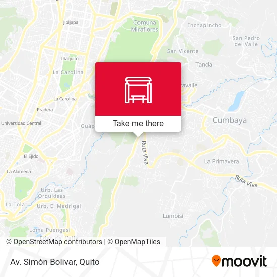 Av. Simón Bolivar map