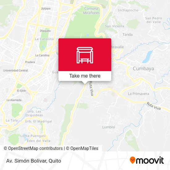 Av. Simón Bolivar map
