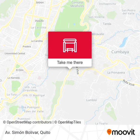 Mapa de Av. Simón Bolivar