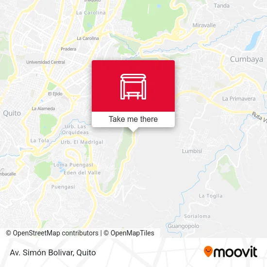Av. Simón Bolivar map