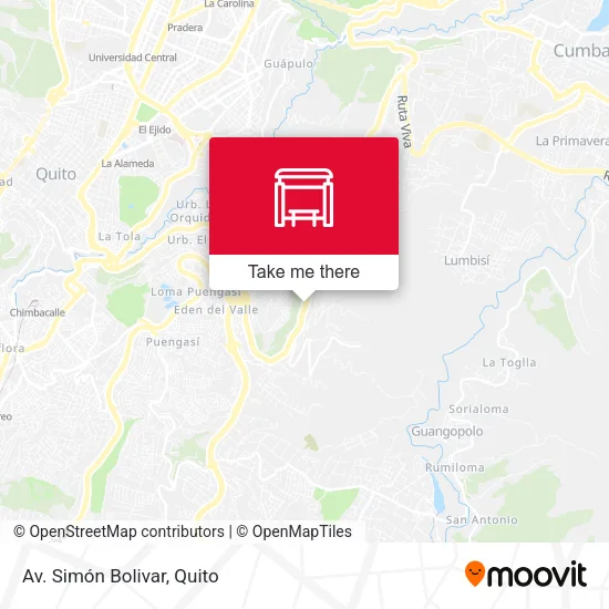 Av. Simón Bolivar map